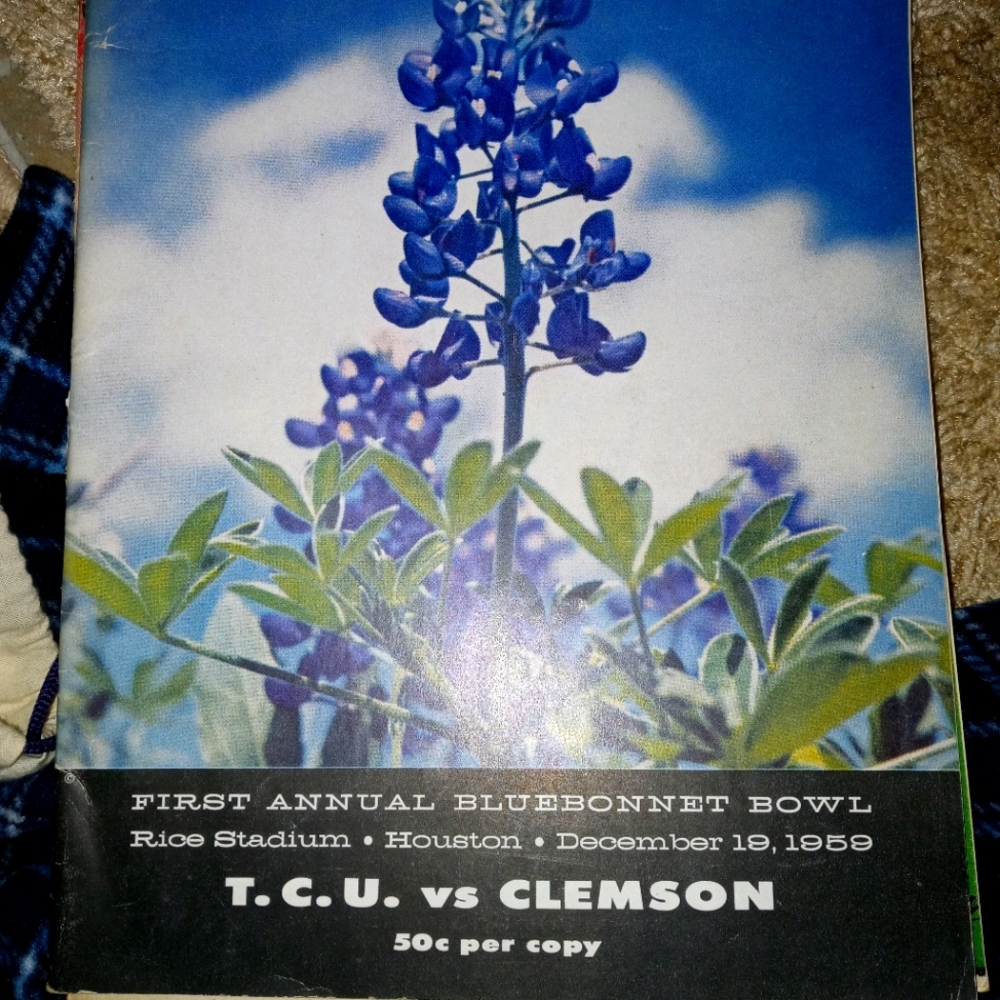 Clemson football game program